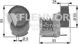 Flennor FA20936 - Galoppino / Guidacinghia, Cinghia Poly-V autozon.pro