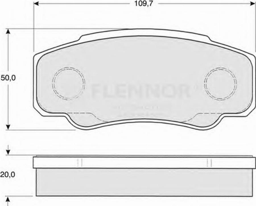 Flennor FB210487 - Kit pastiglie freno, Freno a disco autozon.pro