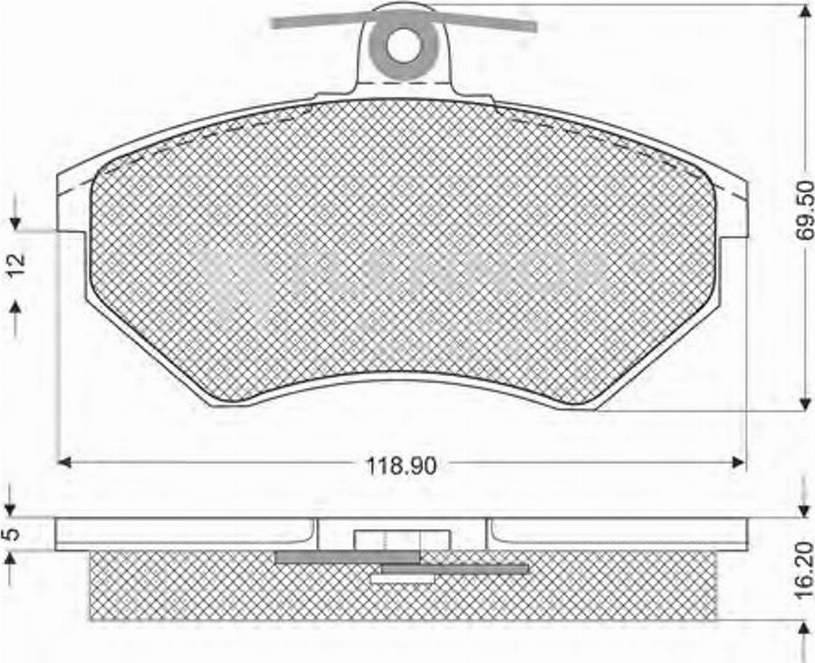 Flennor FB210155 - Kit pastiglie freno, Freno a disco autozon.pro