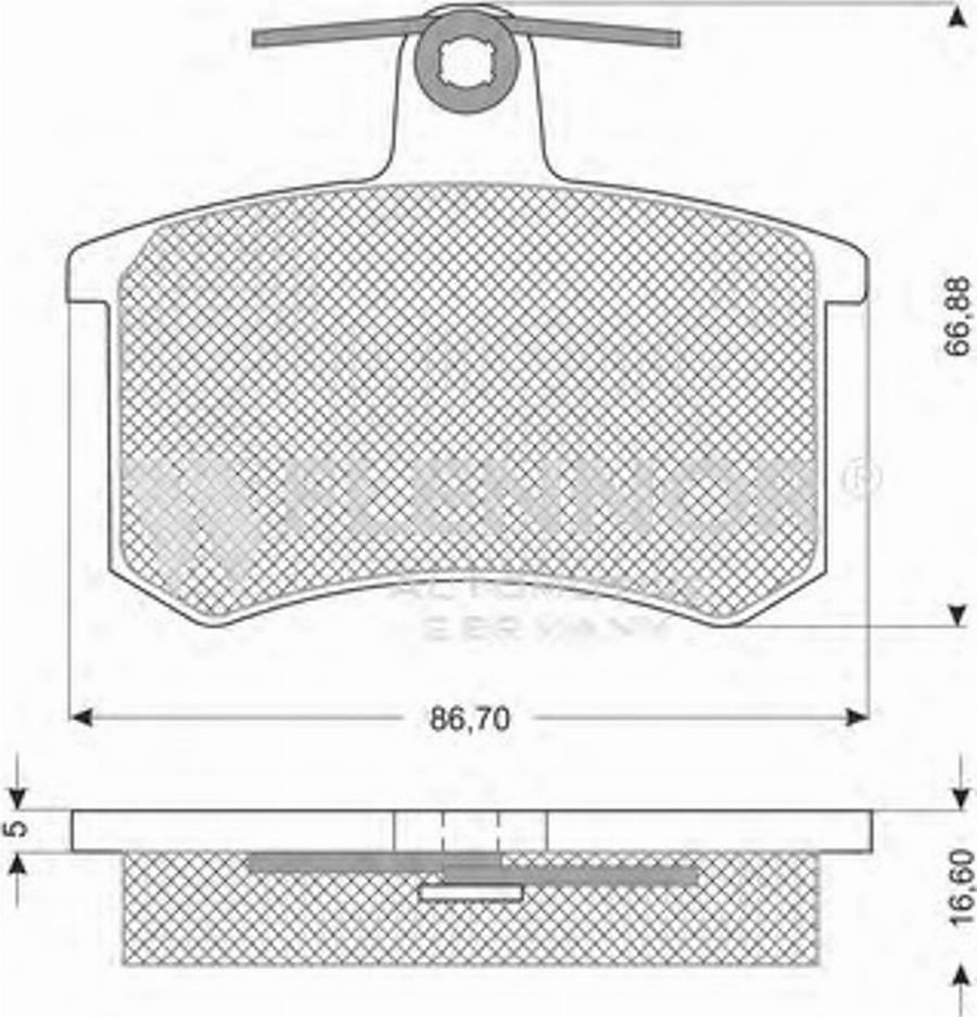 Flennor FB210158 - Kit pastiglie freno, Freno a disco autozon.pro