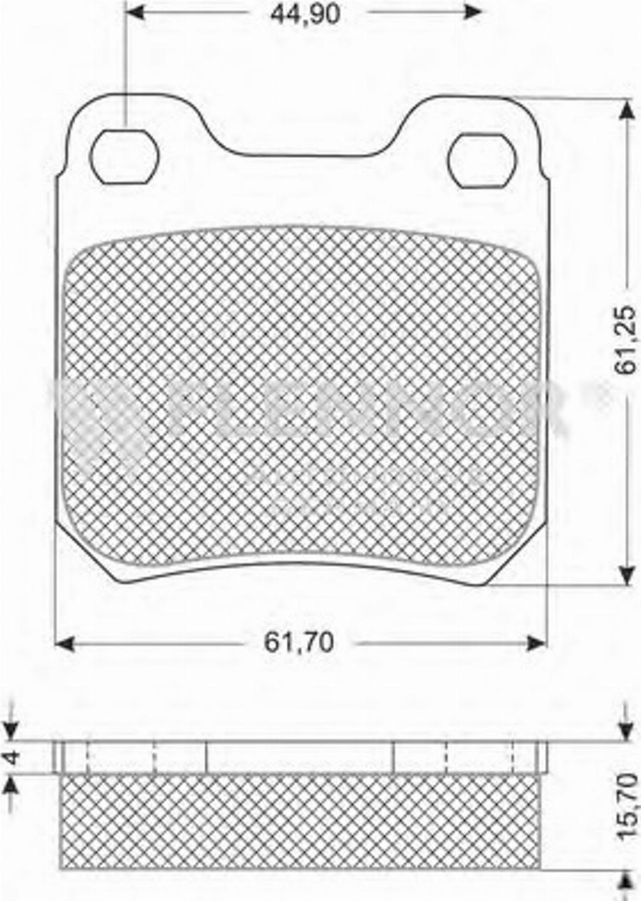 Flennor FB210165 - Kit pastiglie freno, Freno a disco autozon.pro