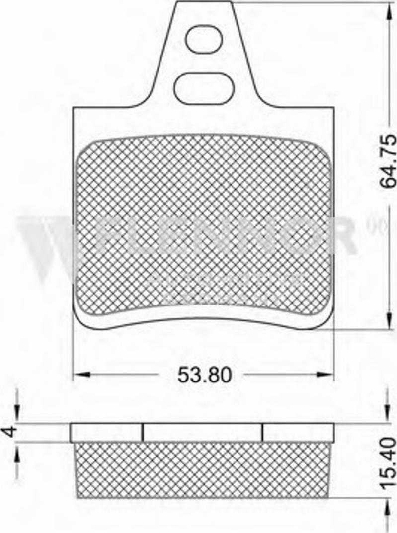 Flennor FB210311 - Kit pastiglie freno, Freno a disco autozon.pro