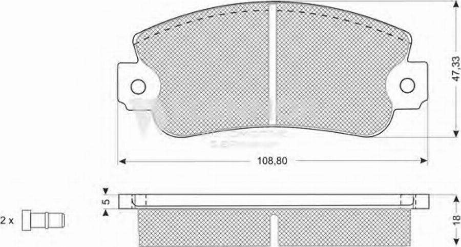 Flennor FB210219 - Kit pastiglie freno, Freno a disco autozon.pro