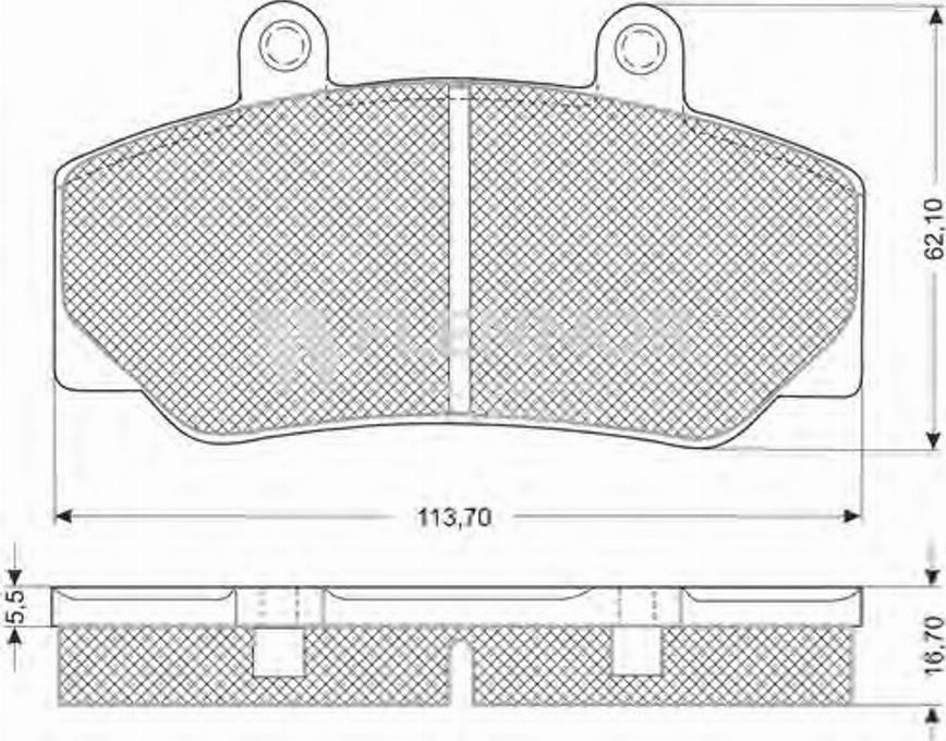 Flennor FB211167 - Kit pastiglie freno, Freno a disco autozon.pro