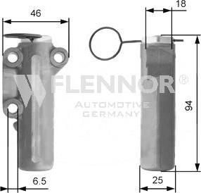 Flennor FD99022 - Smorzatore vibrazioni, Cinghia dentata autozon.pro