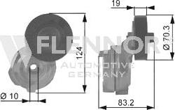 Flennor FS99285 - Galoppino / Guidacinghia, Cinghia Poly-V autozon.pro