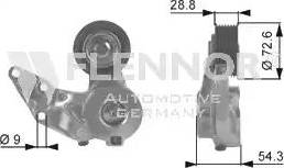 Flennor FS99288 - Galoppino / Guidacinghia, Cinghia Poly-V autozon.pro