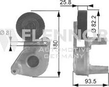 Flennor FS99278 - Galoppino / Guidacinghia, Cinghia Poly-V autozon.pro