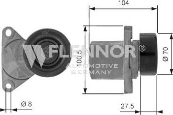 Flennor FS54916 - Galoppino / Guidacinghia, Cinghia Poly-V autozon.pro