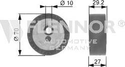 Flennor FS22902 - Galoppino / Guidacinghia, Cinghia Poly-V autozon.pro