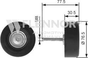 Flennor FU23940 - Galoppino / Guidacinghia, Cinghia Poly-V autozon.pro