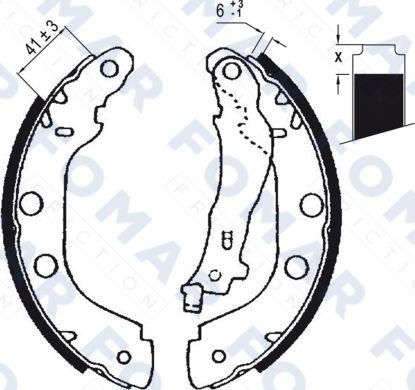 FOMAR Friction FO 9037 - Kit ganasce freno autozon.pro