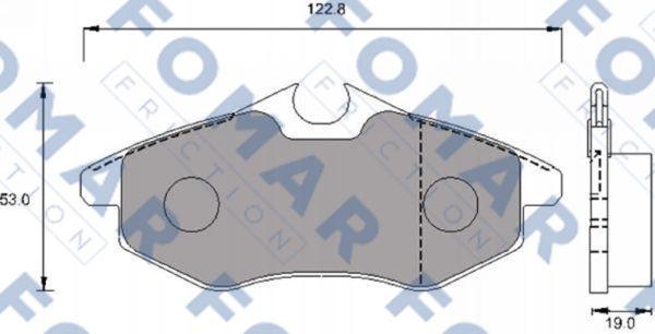 FOMAR Friction FO 924581 - Kit pastiglie freno, Freno a disco autozon.pro