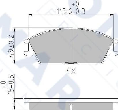 FOMAR Friction FO 499181 - Kit pastiglie freno, Freno a disco autozon.pro