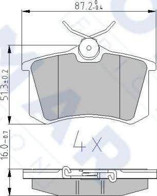 FOMAR Friction FO 605481 - Kit pastiglie freno, Freno a disco autozon.pro