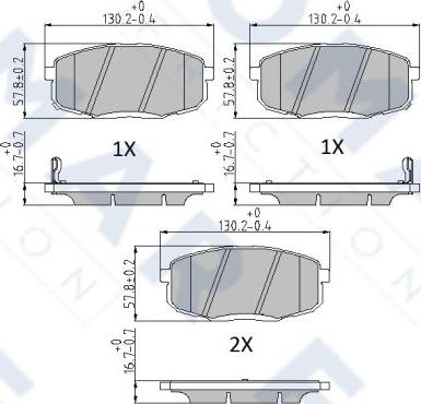 FOMAR Friction FO 861081 - Kit pastiglie freno, Freno a disco autozon.pro