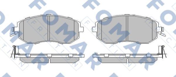 FOMAR Friction FO 217183 - Kit pastiglie freno, Freno a disco autozon.pro