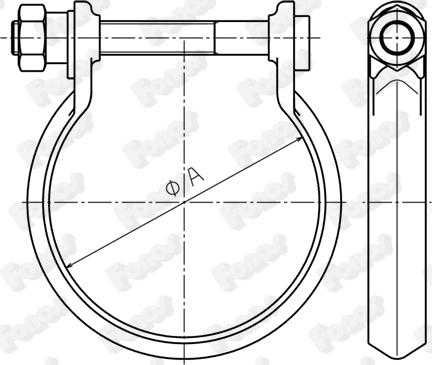 Fonos 80910 - Connettore tubi, Imp. gas scarico autozon.pro