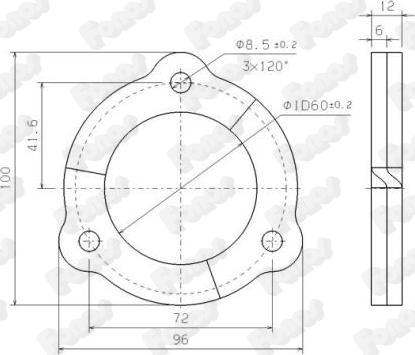 Fonos 80315 - Guarnizione, Tubo gas scarico autozon.pro