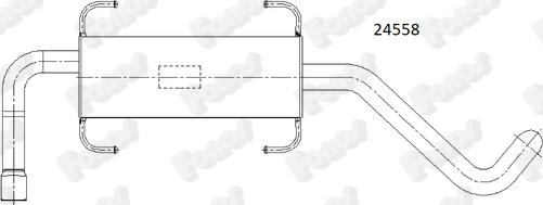 Fonos 24558 - Silenziatore posteriore autozon.pro