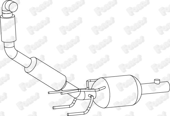 Fonos 73386 - Filtro antiparticolato / particellare, Impianto gas scarico autozon.pro