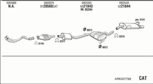 Fonos ARK007768 - Impianto gas scarico autozon.pro