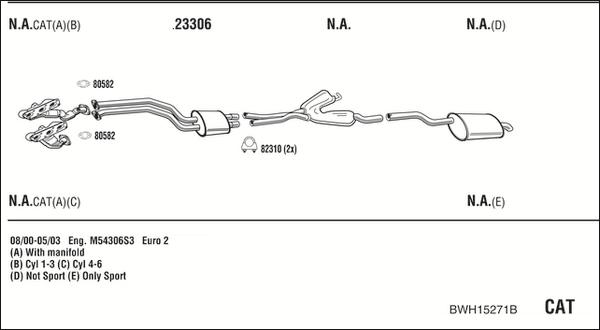 Fonos BWH15271B - Impianto gas scarico autozon.pro