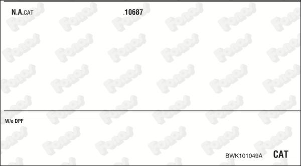 Fonos BWK101049A - Impianto gas scarico autozon.pro