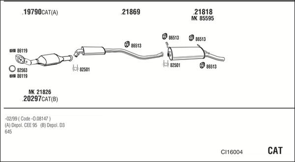 Fonos CI16004 - Impianto gas scarico autozon.pro