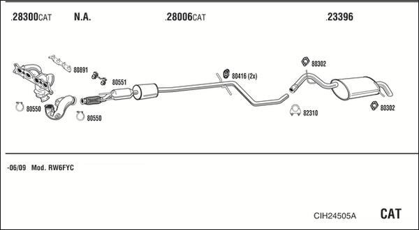 Fonos CIH24505A - Impianto gas scarico autozon.pro