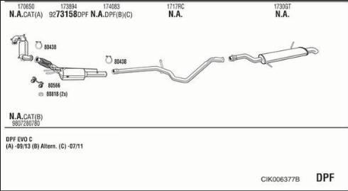 Fonos CIK006377B - Impianto gas scarico autozon.pro