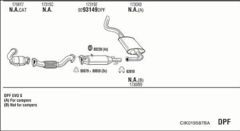 Fonos CIK019587BA - Impianto gas scarico autozon.pro