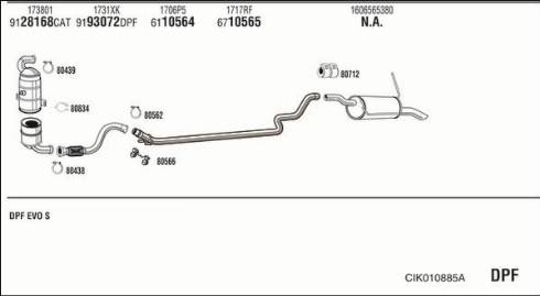 Fonos CIK010885A - Impianto gas scarico autozon.pro