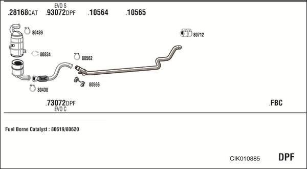 Fonos CIK010885 - Impianto gas scarico autozon.pro