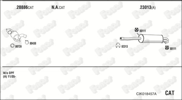 Fonos CIK018457A - Impianto gas scarico autozon.pro