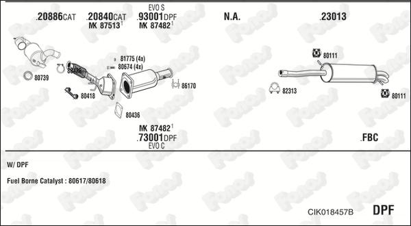 Fonos CIK018457B - Impianto gas scarico autozon.pro