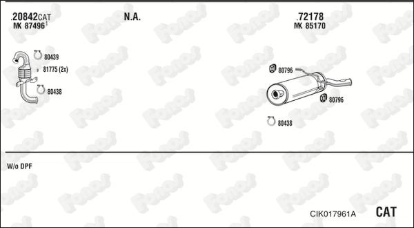 Fonos CIK017961A - Impianto gas scarico autozon.pro