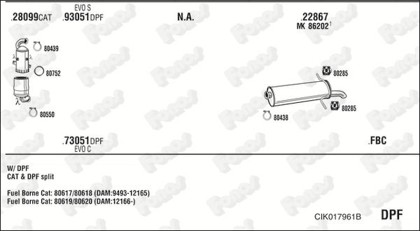 Fonos CIK017961B - Impianto gas scarico autozon.pro