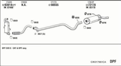 Fonos CIK017961CA - Impianto gas scarico autozon.pro