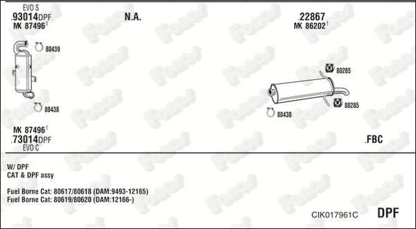 Fonos CIK017961C - Impianto gas scarico autozon.pro