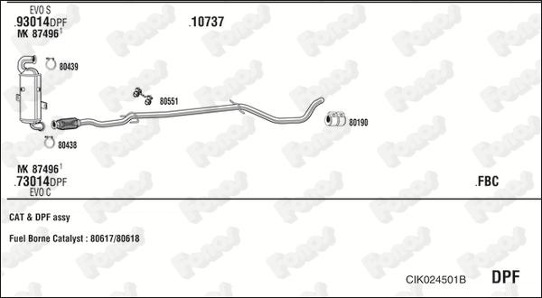 Fonos CIK024501B - Impianto gas scarico autozon.pro