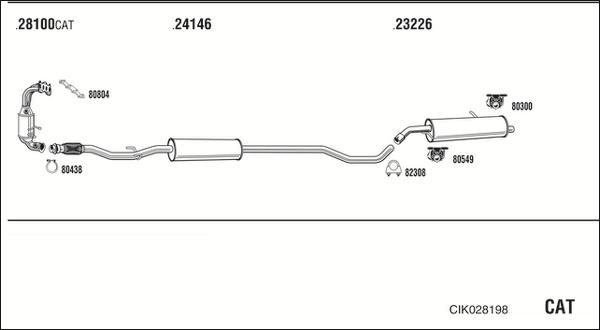 Fonos CIK028198 - Impianto gas scarico autozon.pro