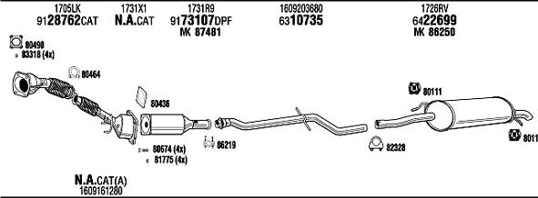 Fonos CIK023441B - Impianto gas scarico autozon.pro