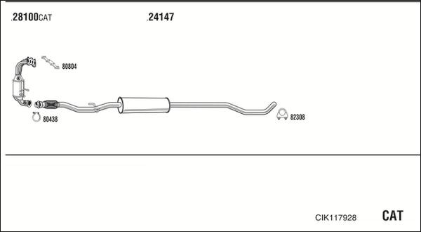 Fonos CIK117928 - Impianto gas scarico autozon.pro