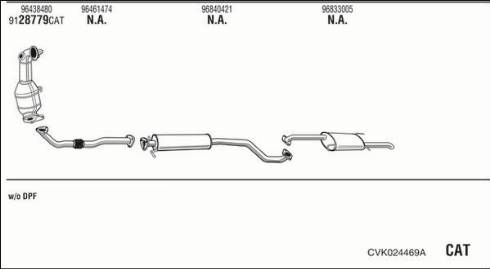 Fonos CVK024469A - Impianto gas scarico autozon.pro