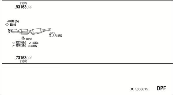 Fonos DCK058615 - Impianto gas scarico autozon.pro