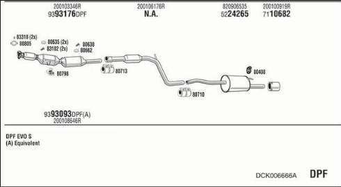 Fonos DCK006666A - Impianto gas scarico autozon.pro