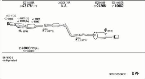 Fonos DCK006666B - Impianto gas scarico autozon.pro