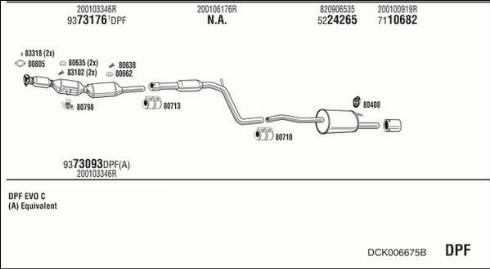 Fonos DCK006675B - Impianto gas scarico autozon.pro