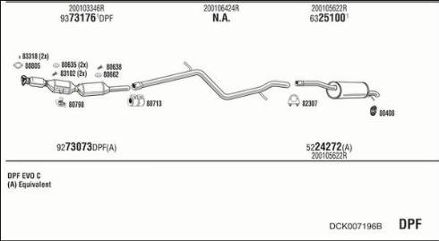 Fonos DCK007196B - Impianto gas scarico autozon.pro